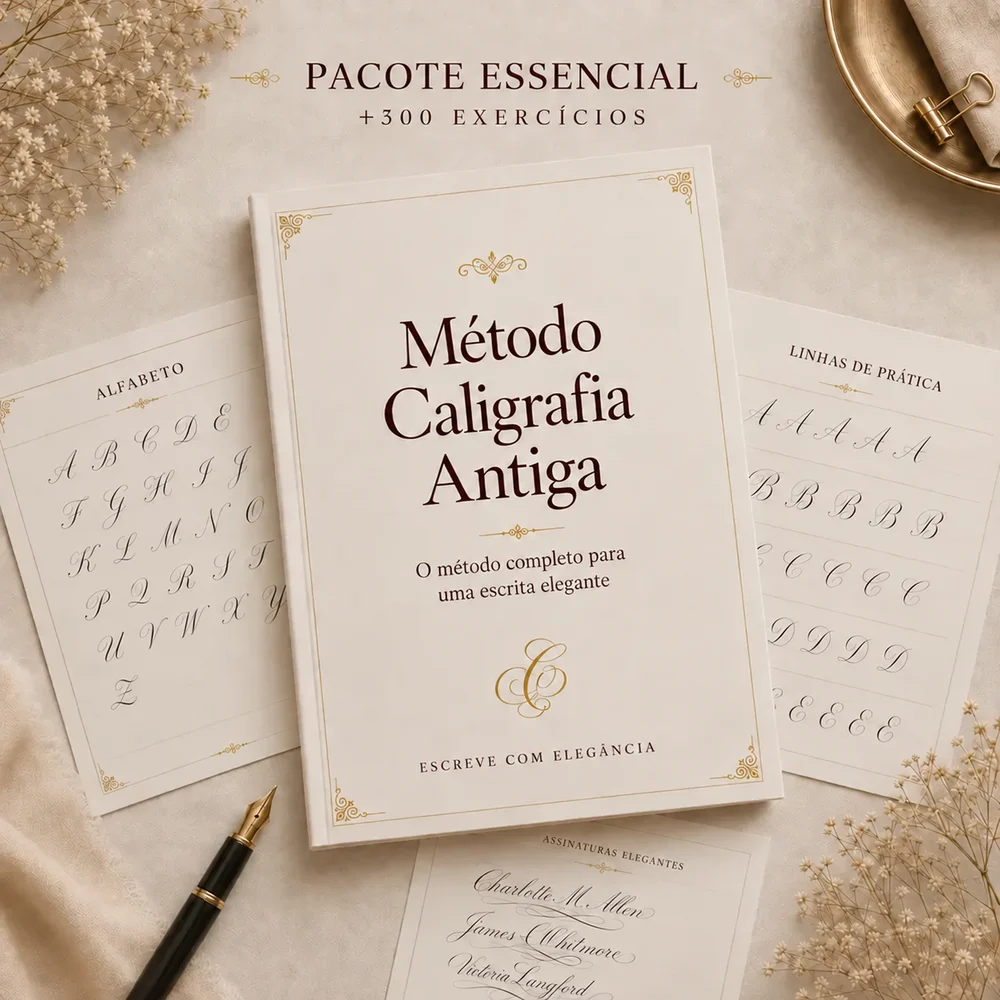 Pacote Essencial do Método Caligrafia Antiga